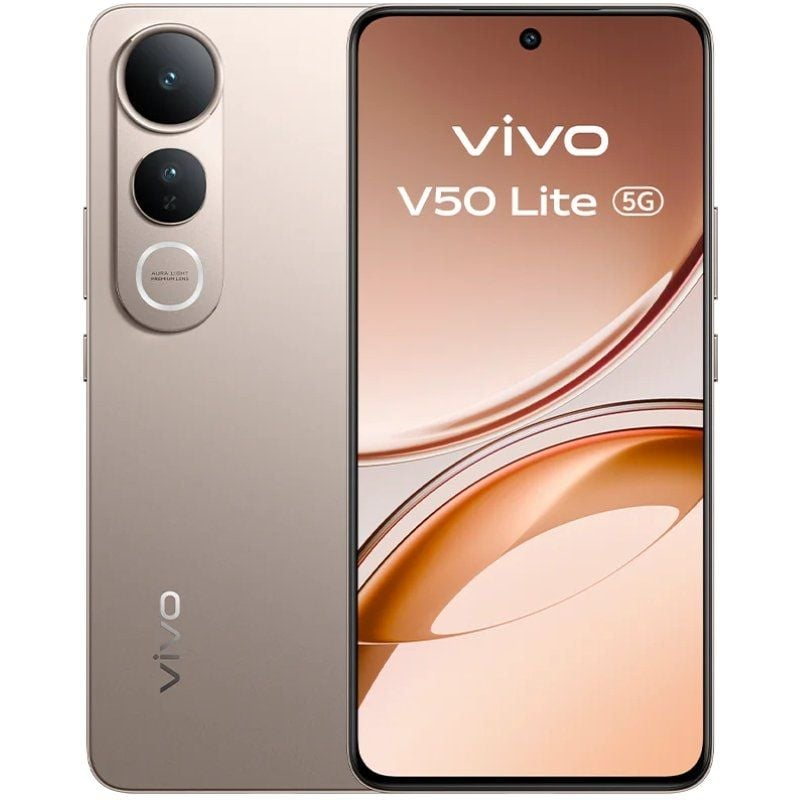 SMARTPHONE VIVO V50 LITE 5G 6.77" (8+256GB) DORADO + AURICULAR + CARGADOR