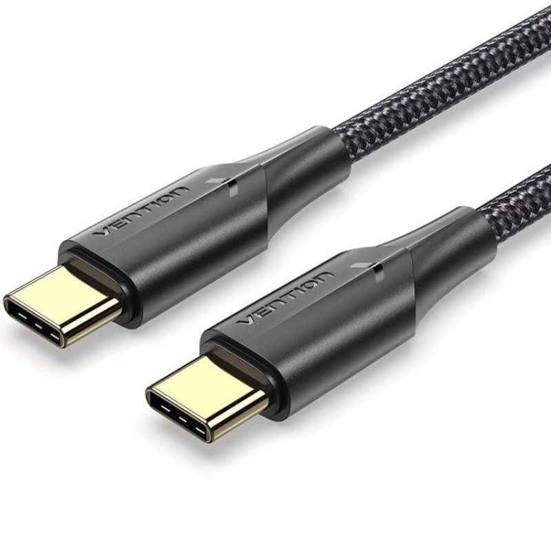 CABLE USB-C A USB-C 2.0 3A 1 M NEGRO VENTION