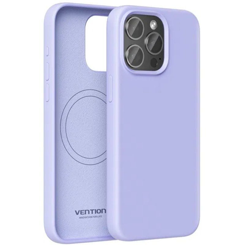 FUNDA SILICONA MAGSAFE IPHONE 13 PRO MORADO VENTION