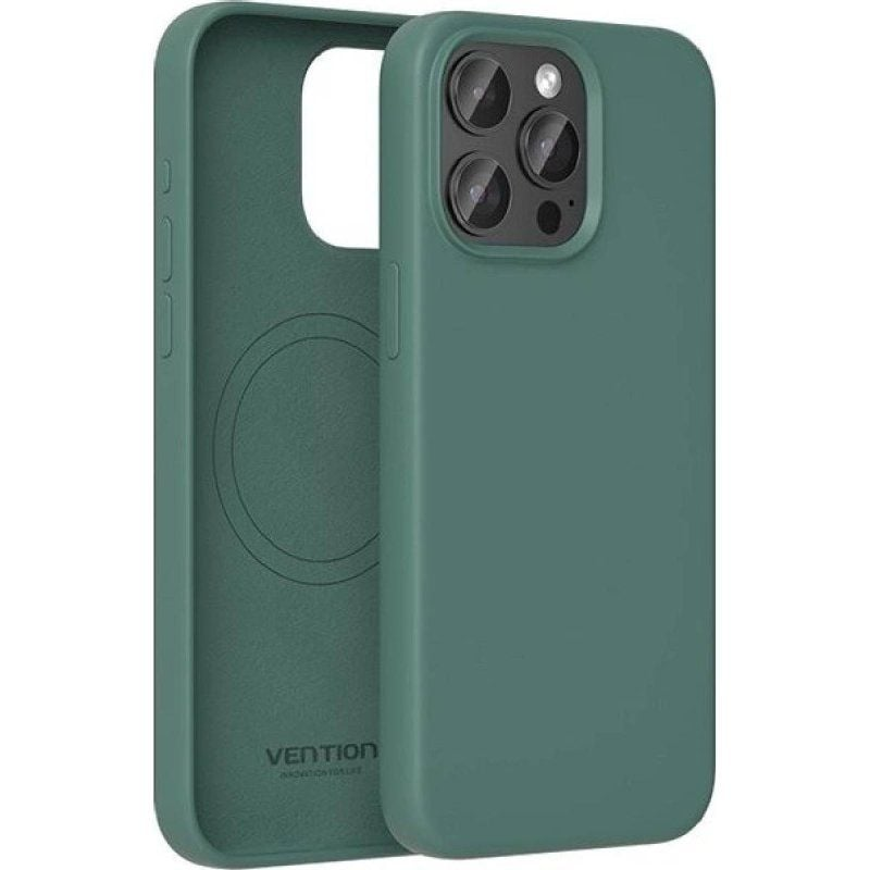 FUNDA SILICONA MAGSAFE IPHONE 13 MINI VERDE VENTION