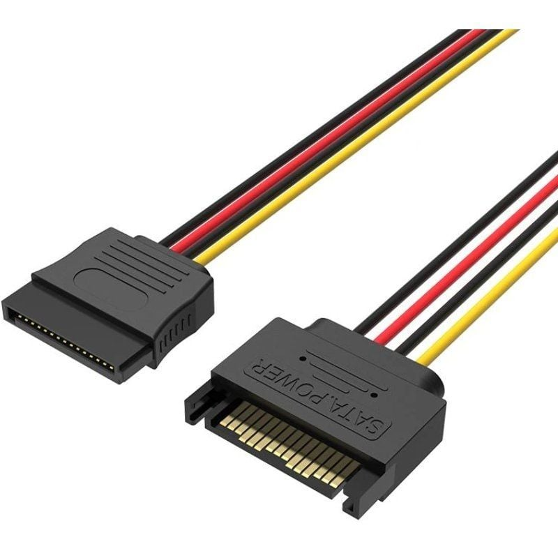 CABLE ALIMENTACION 15 PIN SATA/M A SATA/H 30 CM VENTION