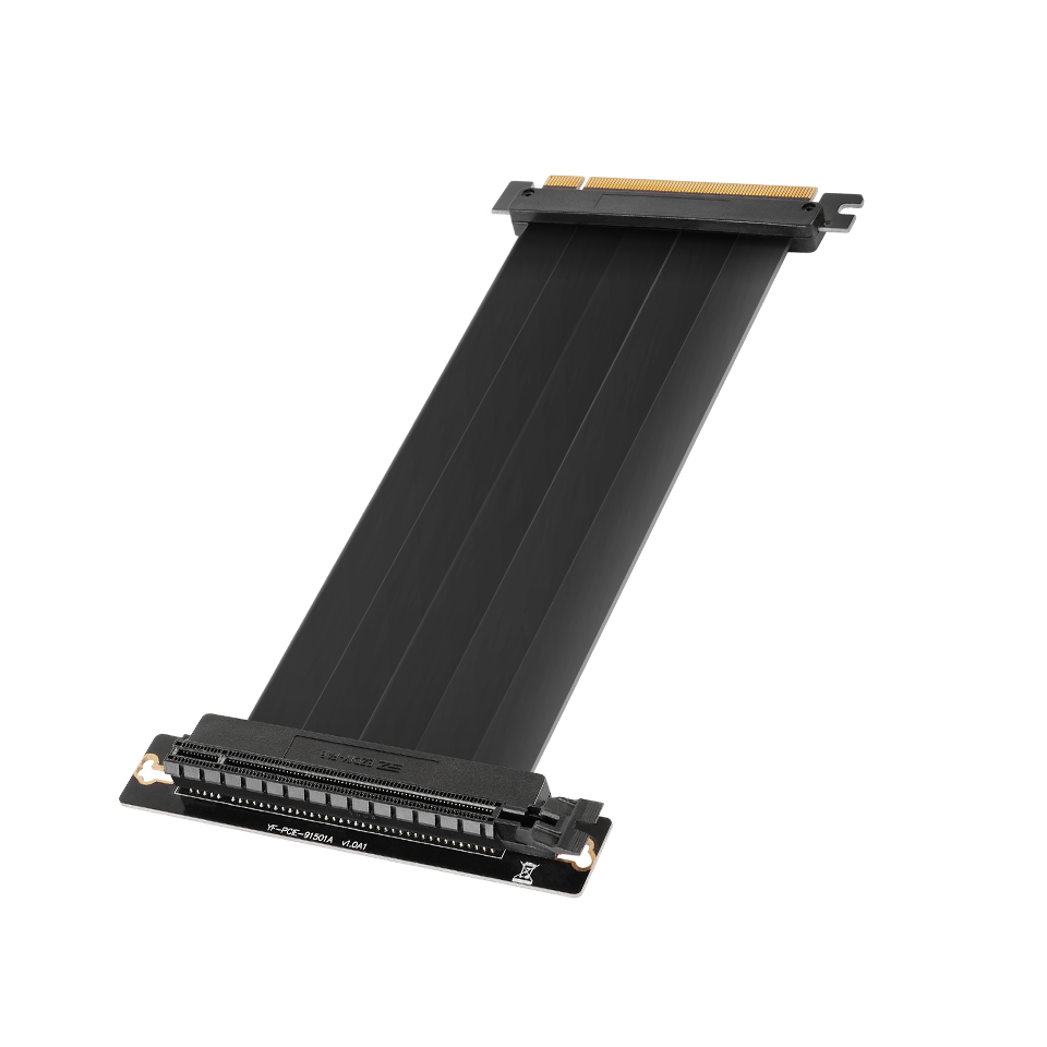 CABLE DE EXTENSION RISER PCIe 4.0 x16 300MM NEGRO MARS GAMING