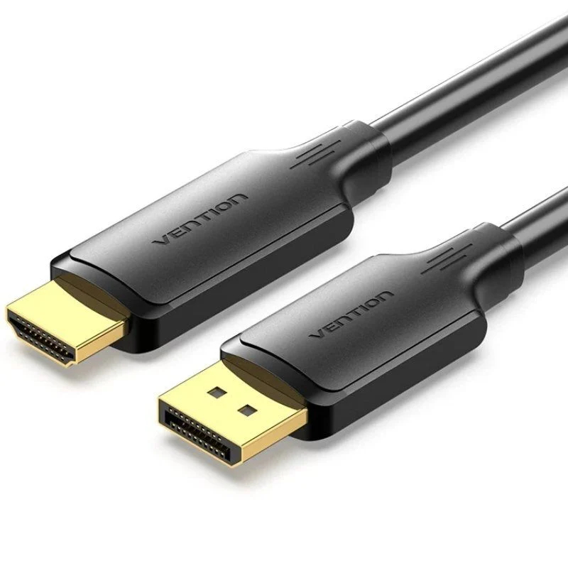 CONVERSOR DISPLAYPORT/M A HDMI/M 3 M 4K HD NEGRO VENTION