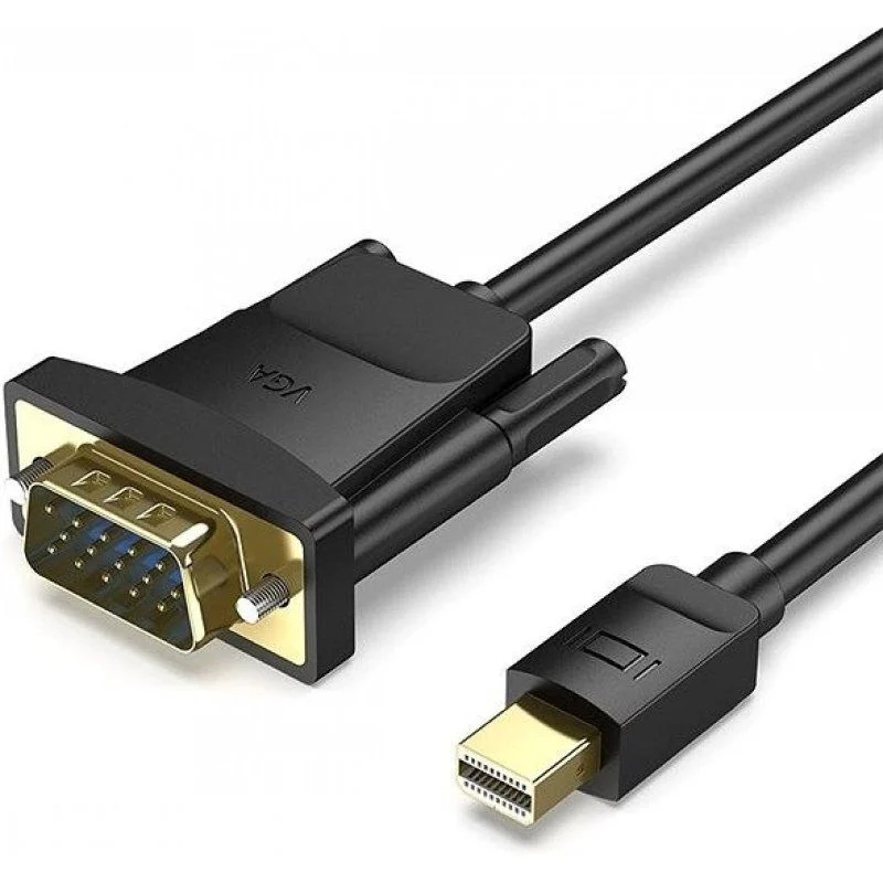 CONVERSOR MINI DISPLAYPORT/M A VGA/H 1.5 M NEGRO VENTION