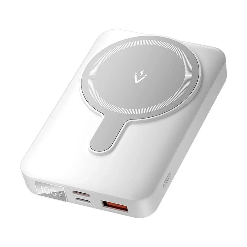 POWER BANK 10000mAh 22.5W WIRELESS BLANCO VENTION