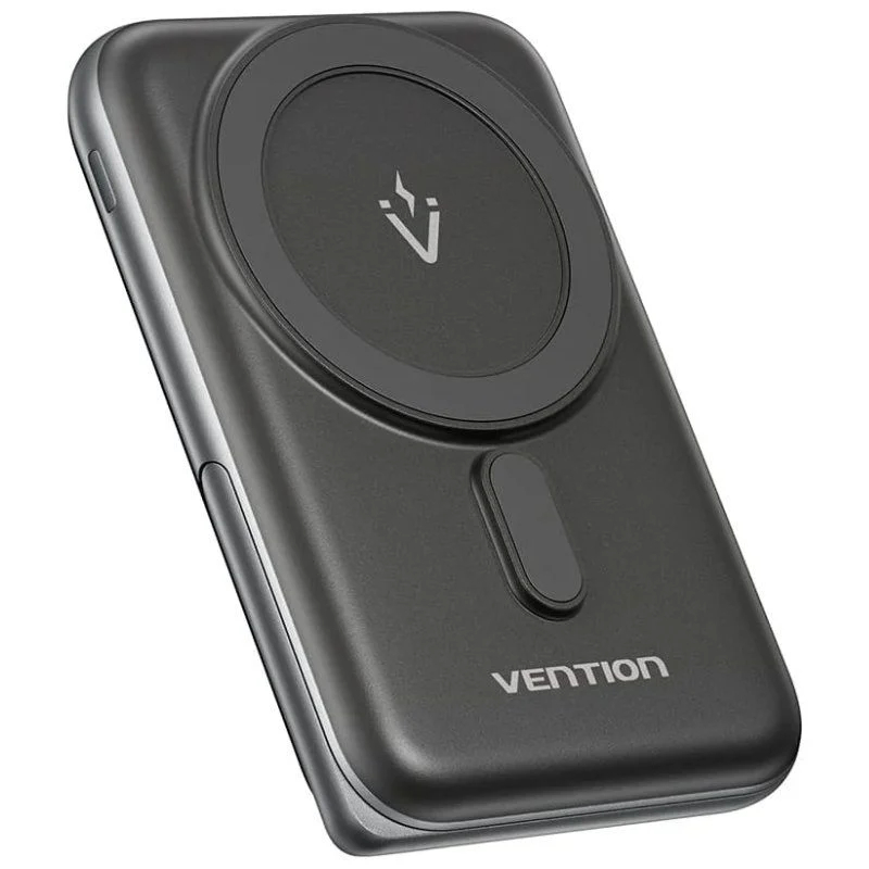POWER BANK 10000mAh 20W WIRELESS NEGRO VENTION