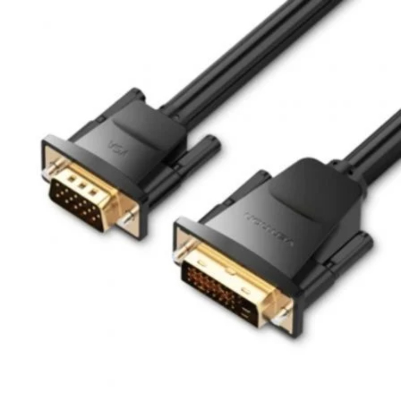 CONVERSOR DVI-D/M A VGA/M 1.5 M NEGRO VENTION