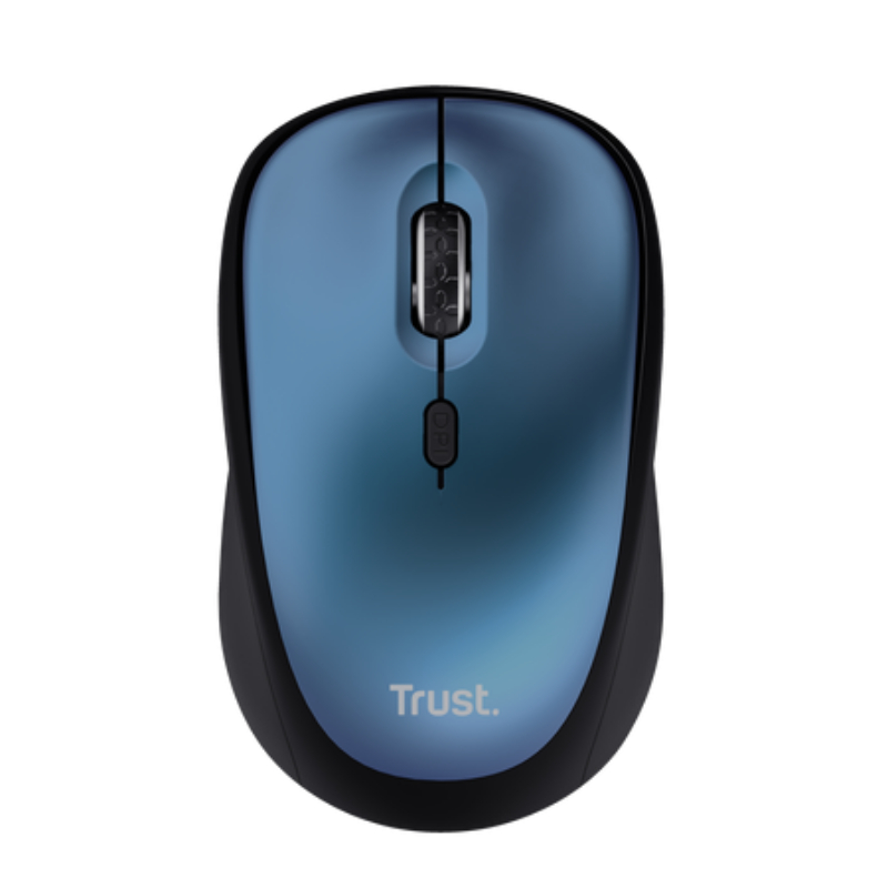 RATON OPTICO YVI+ WIRELESS SILENCIOSO AZUL TRUST