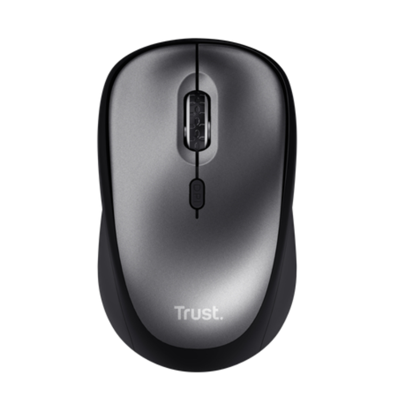 RATON OPTICO YVI+ WIRELESS SILENCIOSO NEGRO TRUST