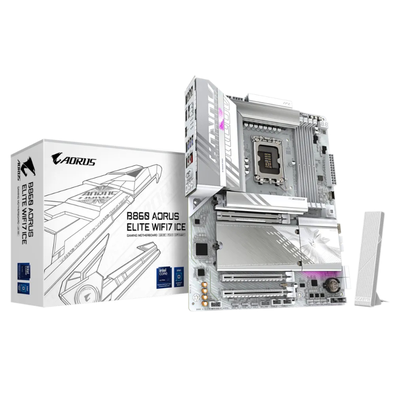 PLACA BASE B860 A ELITE WIFI7 ICE GIGABYTE