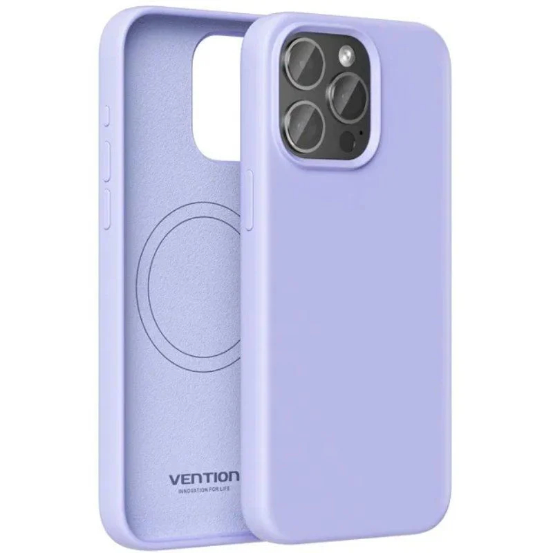 FUNDA SILICONA MAGSAFE IPHONE 13 PRO MAX MORADO VENTION
