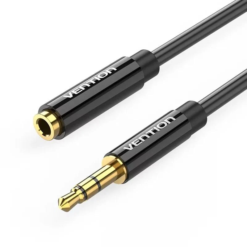CABLE AUDIO ESTEREO JACK 3.5/M JACK 3.5/H 1 M NEGRO VENTION