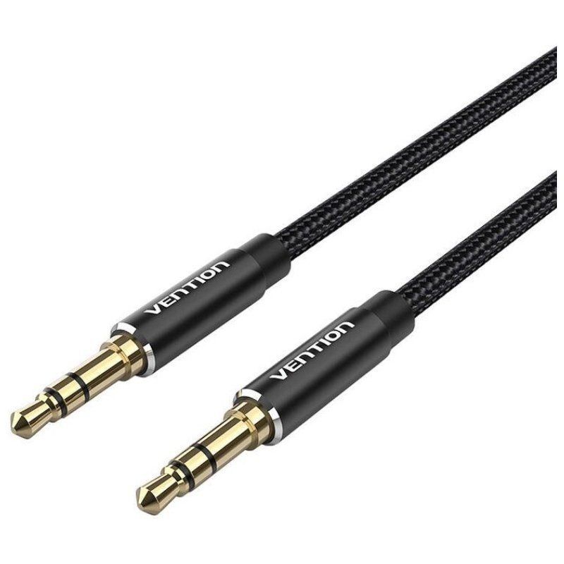 CABLE AUDIO ESTEREO JACK 3.5/M JACK 3.5/M 1 M NEGRO VENTION