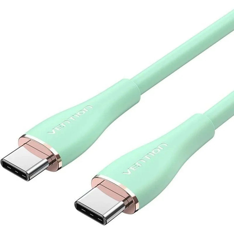 CABLE USB-C A USB-C 2.0 100W 1 M VERDE VENTION