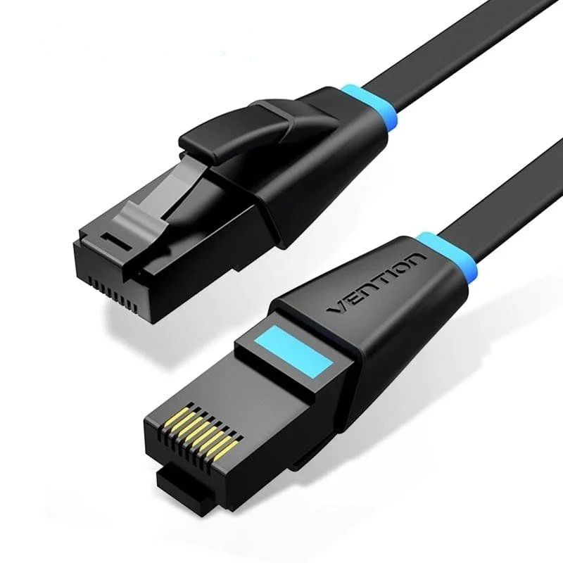 CABLE DE RED LATIGUILLO RJ45 UTP CAT6A AWG32 50 M NEGRO VENTION