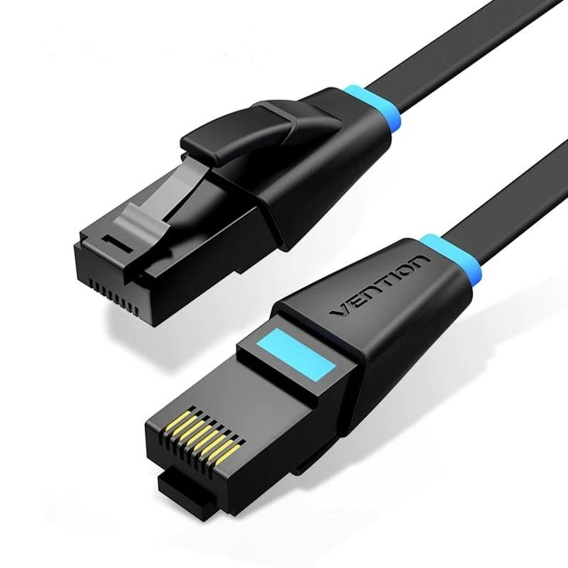 CABLE DE RED LATIGUILLO RJ45 UTP CAT6A AWG32 10 M NEGRO VENTION