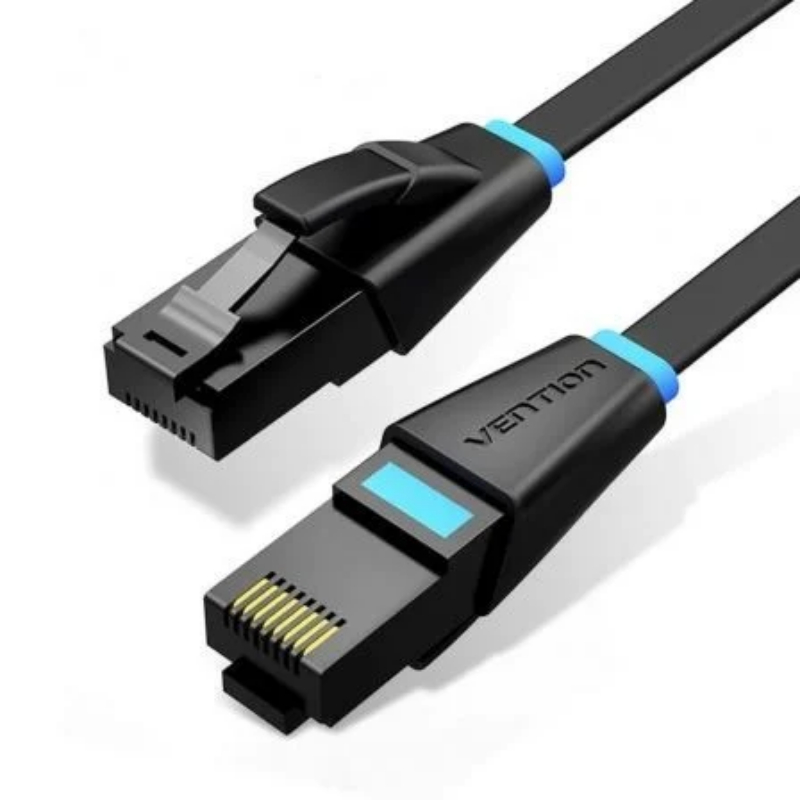 CABLE DE RED LATIGUILLO RJ45 UTP CAT6A AWG32 2 M NEGRO VENTION
