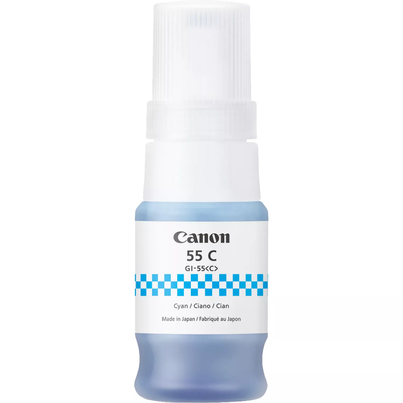 CARTUCHO BOTELLA TINTA CIAN GI-55 CANON