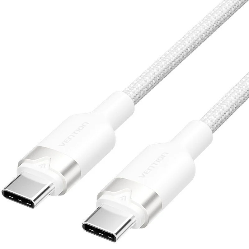 CABLE USB-C A USB-C 3A 1 M BLANCO VENTION