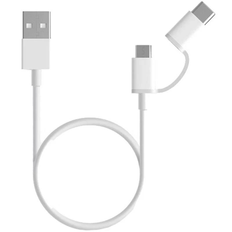 CABLE USB 2.0/M USB-C/M MICROUSB/M 1 M BLANCO XIAOMI