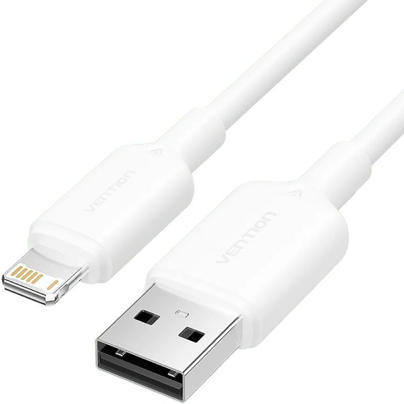 CABLE 2.0 USB A LIGHTNING 1 M BLANCO VENTION