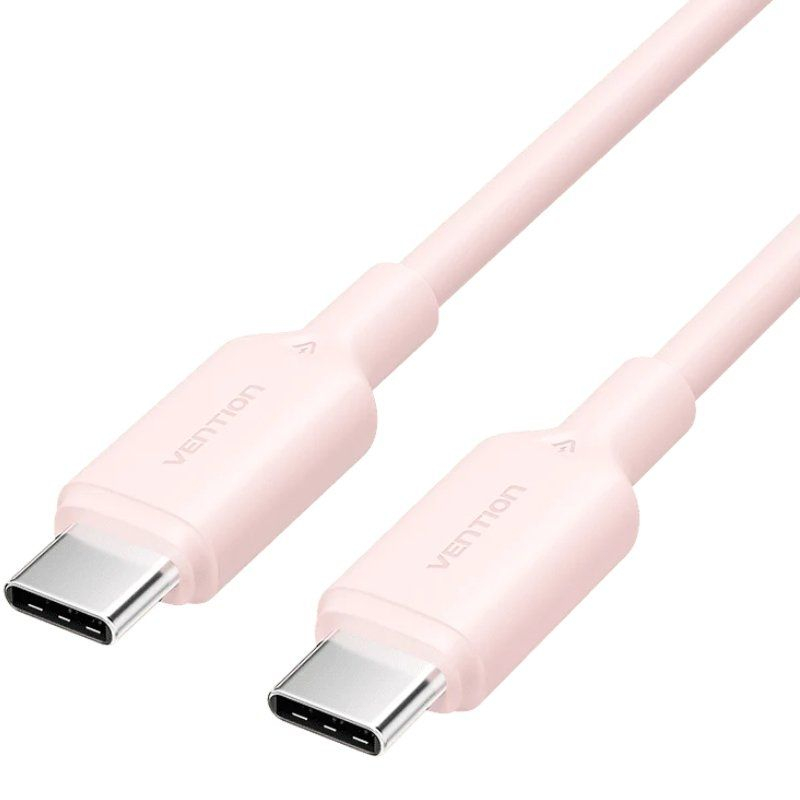 CABLE USB-C A USB-C 2.0 3A 1 M ROSA VENTION