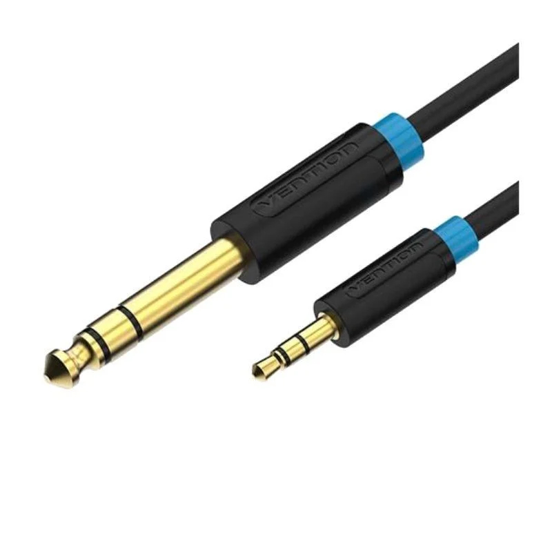 CABLE AUDIO ESTEREO JACK 6.5/M JACK 6.5/M 3 M NEGRO VENTION