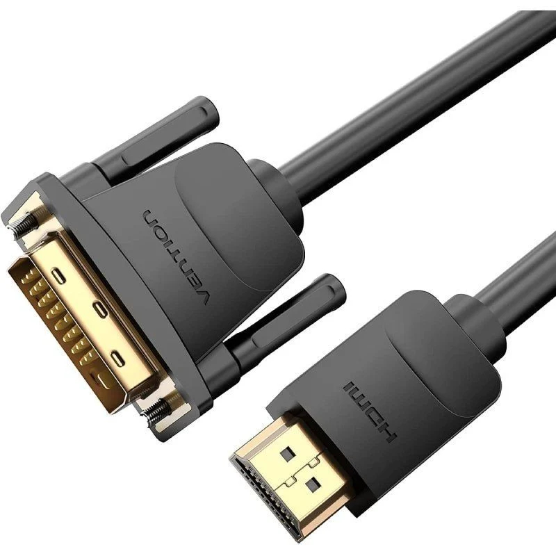 CONVERSOR DVI/M A HDMI/M 3 M NEGRO VENTION