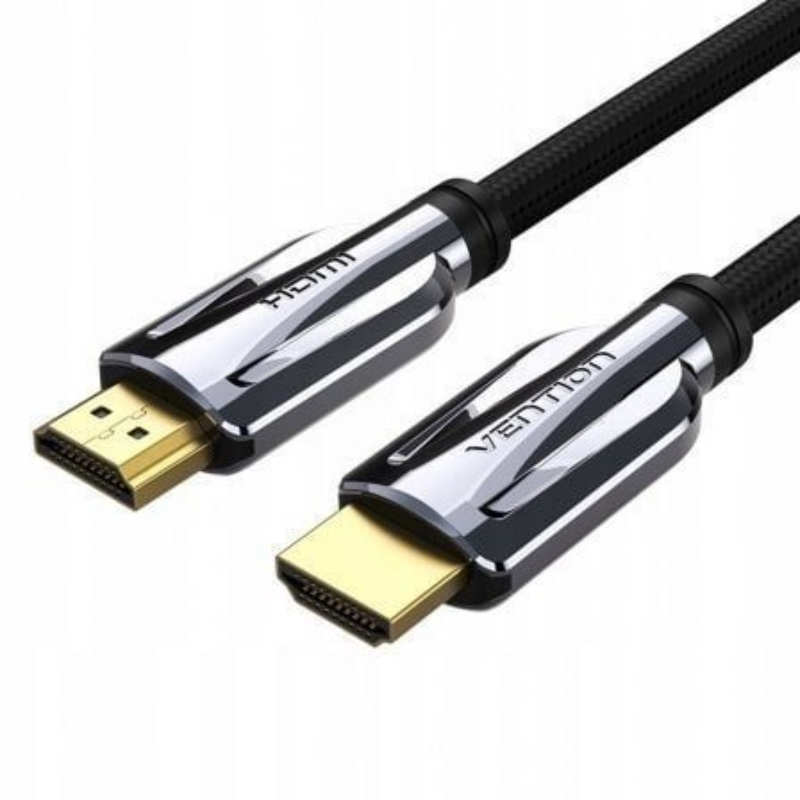 CABLE HDMI V2.1 8K M-M TRENZADO 2 M NEGRO/GRIS VENTION