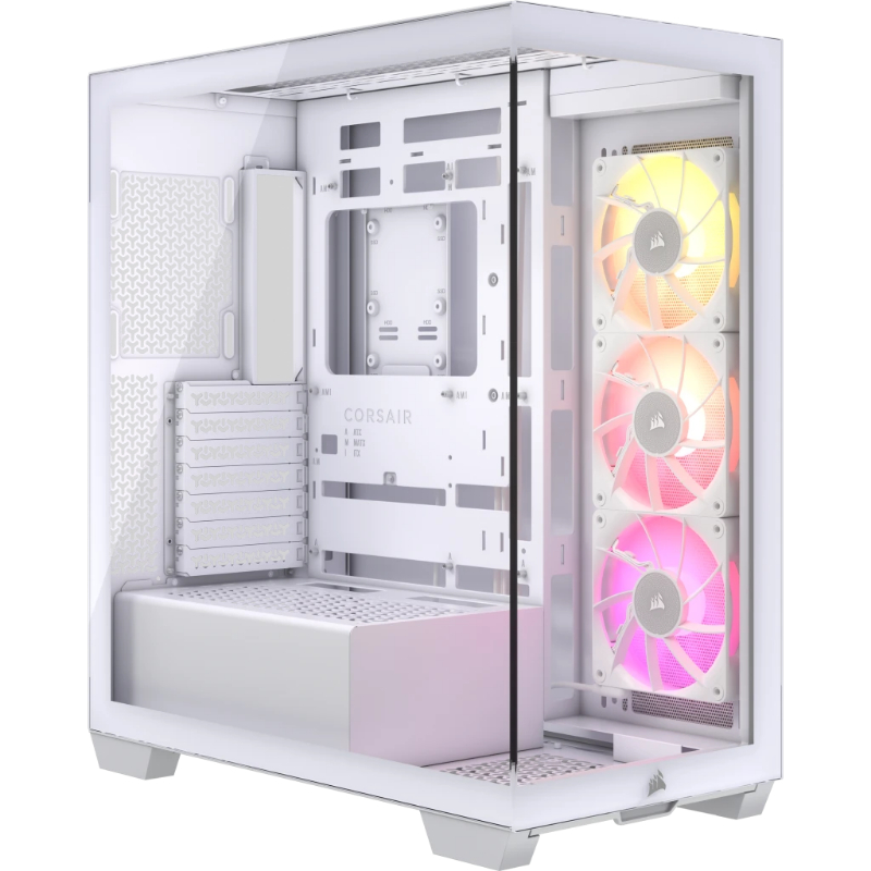 CAJA SEMITORRE ATX ICUE LINK 3500X RGB TG WHITE CORSAIR