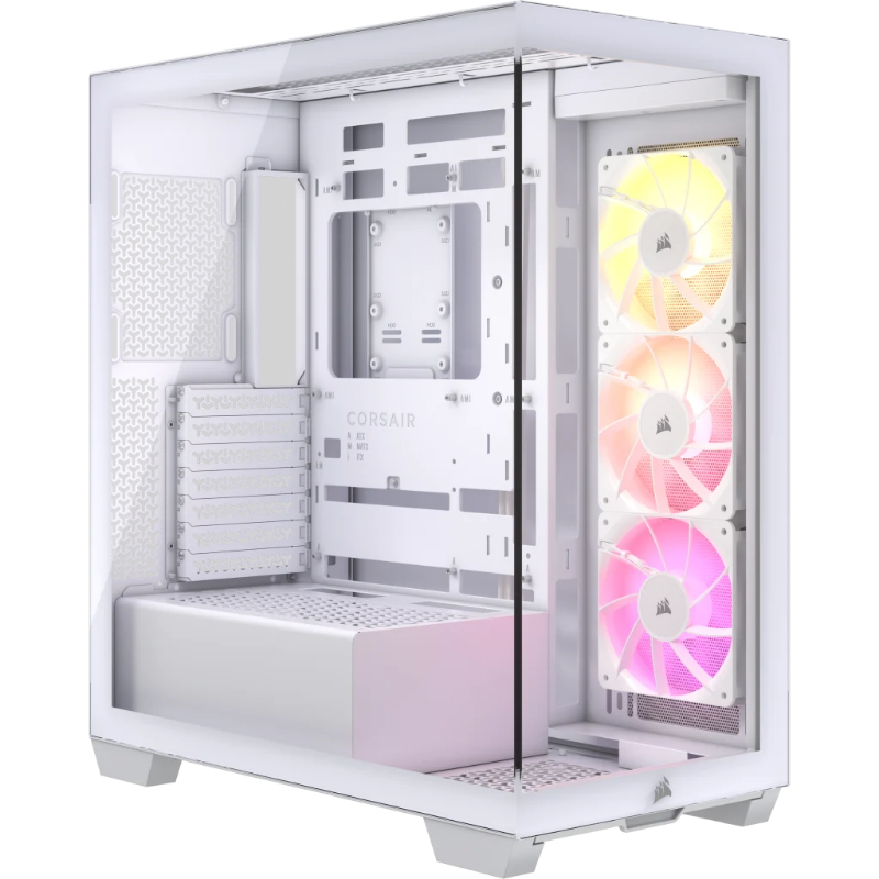 CAJA SEMITORRE ATX 3500X ARGB TG WHITE CORSAIR