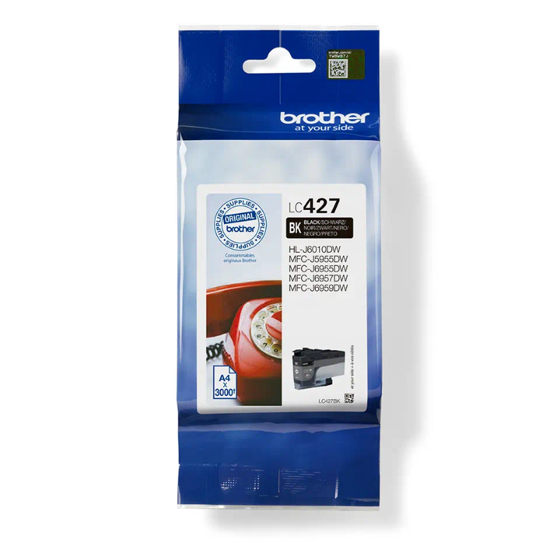 CARTUCHO NEGRO BROTHER LC-427 (LC427BK)
