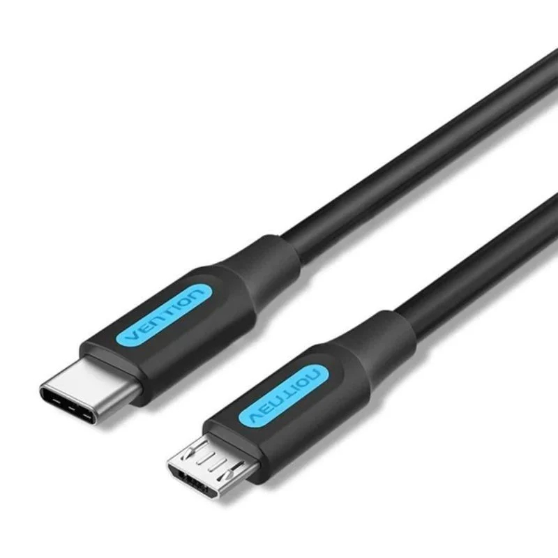 CABLE USB-C 2.0 A MICRO USB M-M 2 M NEGRO VENTION