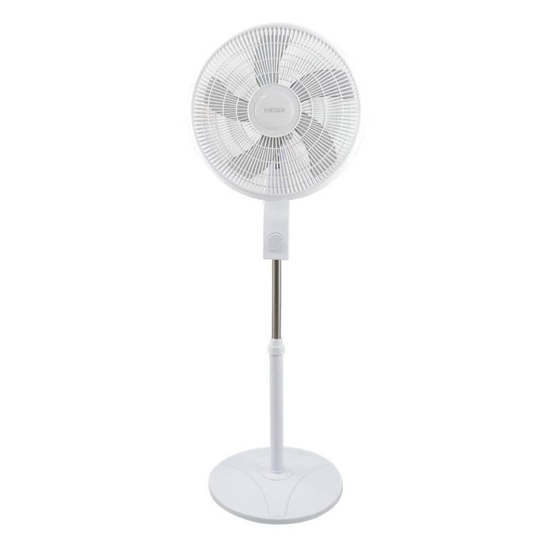 VENTILADOR DE PIE SMOTH WIND BLANCO HAEGER