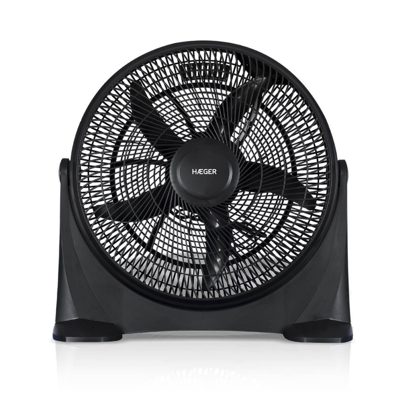 VENTILADOR DE SUELO SEMI INDUSTRIAL HOVER WIND NEGRO HAEGER
