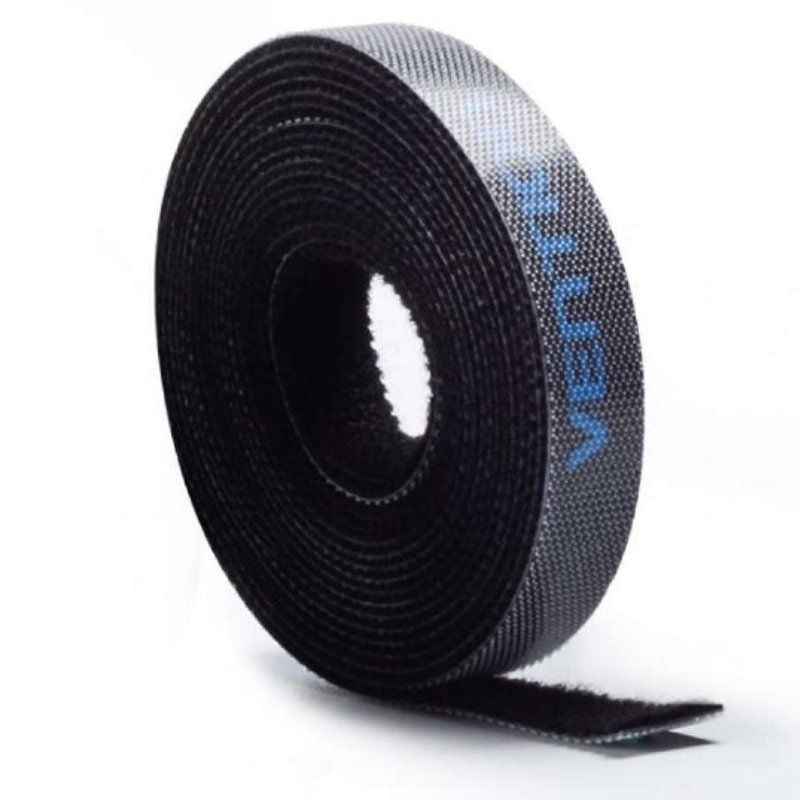 TIRA ORGANIZADORA CABLES FLEXIBLE 1 M NEGRO VENTION