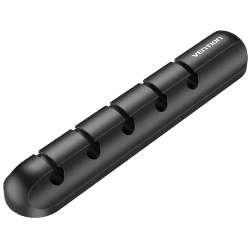 ORGANIZADOR CABLES EN ESPIRAL 5 PUERTOS NEGRO VENTION