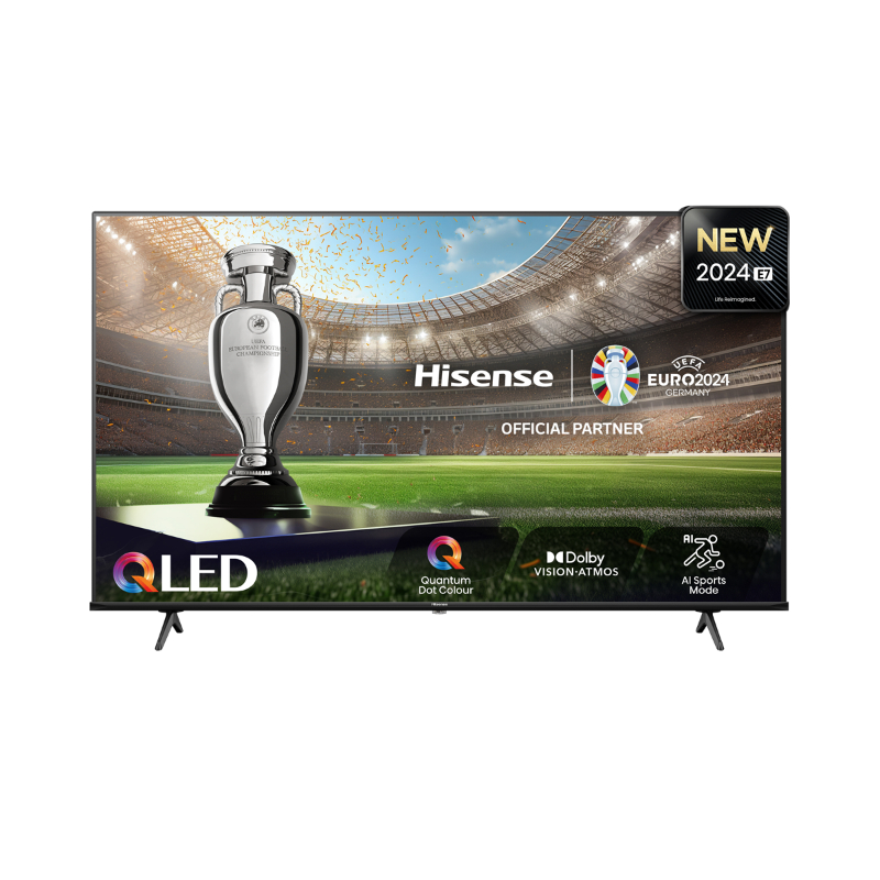 TELEVISOR 43" QLED UHD 4K QUANTUM DOT 43E7NQ SMART TV HISENSE