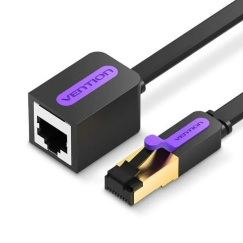 CABLE ALARGADOR RED RJ45 UTP CAT.7 10 M NEGRO VENTION