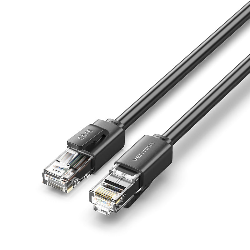 CABLE DE RED LATIGUILLO RJ45 UTP CAT6 AWG26 2 M NEGRO VENTION