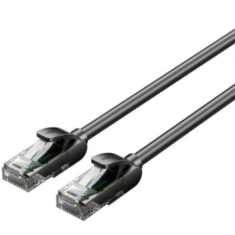 CABLE DE RED LATIGUILLO RJ45 CAT.5E UTP AWG26 3 M NEGRO VENTION