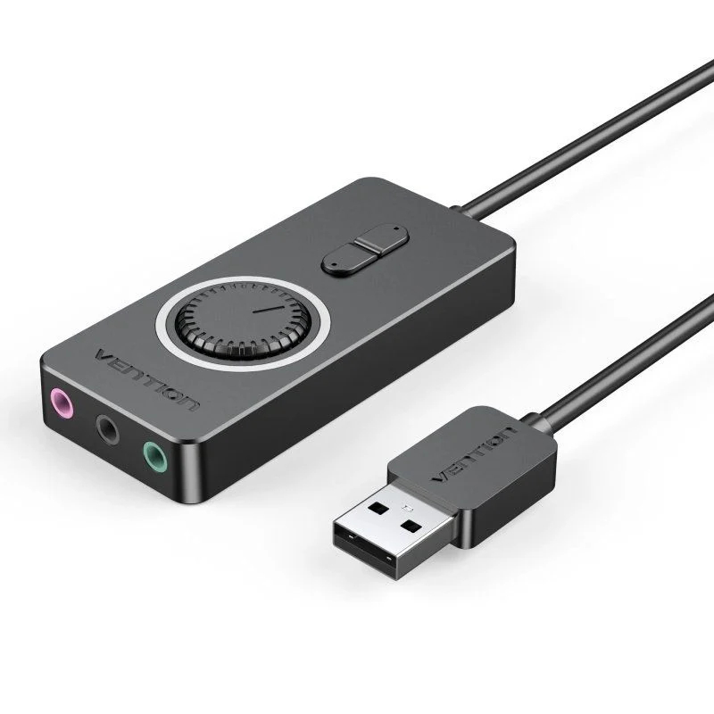TARJETA SONIDO 3xJACK/H 3.5 NEGRO VENTION
