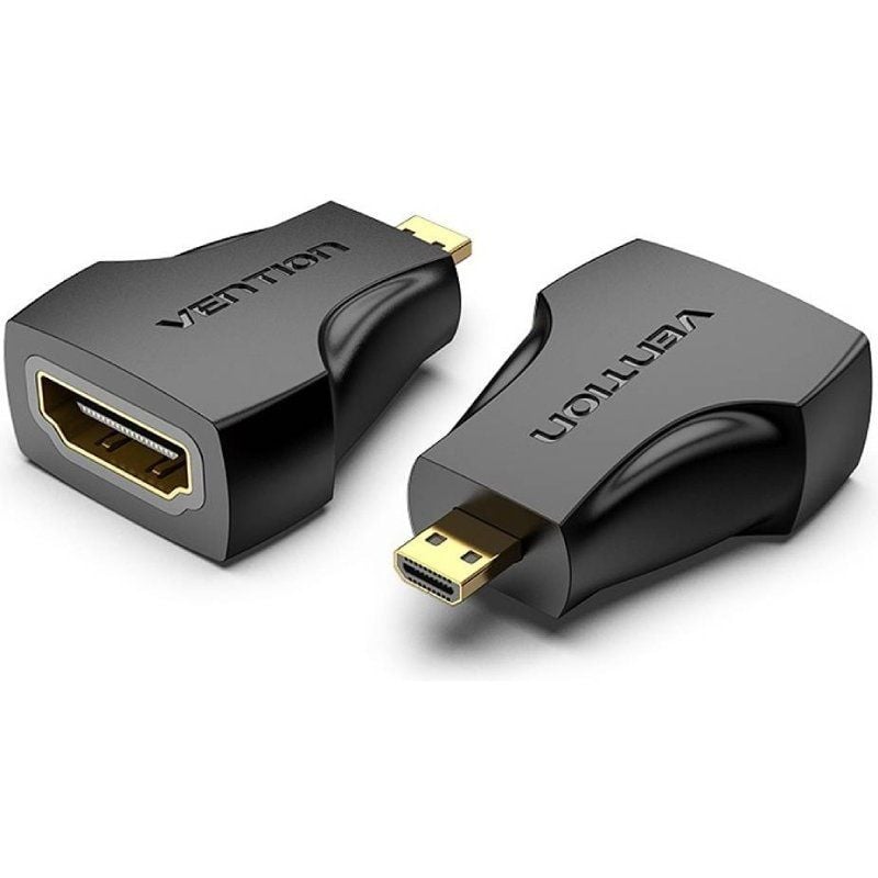 ADAPTADOR MICRO HDMI/M A HDMI/H NEGRO VENTION