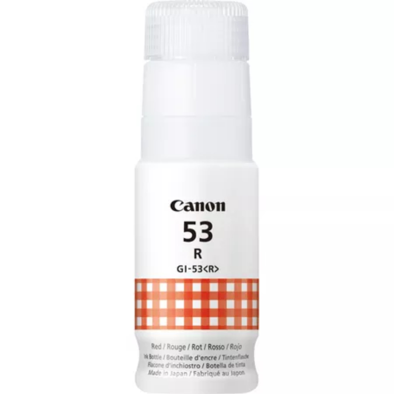 CARTUCHO BOTELLA TINTA ROJO GI-53 CANON