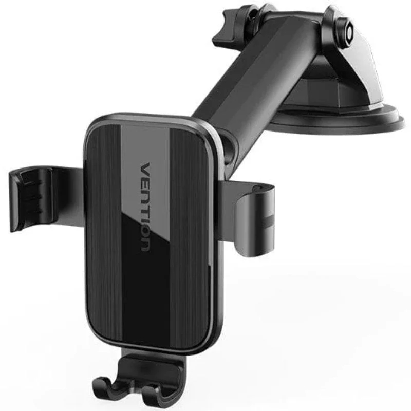 SOPORTE COCHE CON VENTOSA SMARTPHONE NEGRO VENTION