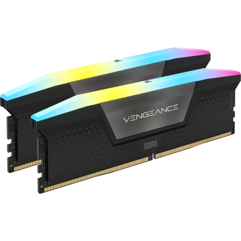 DDR5 64 GB(2X32KIT) 6600 VENGEANCE RGB BLACK CORSAIR