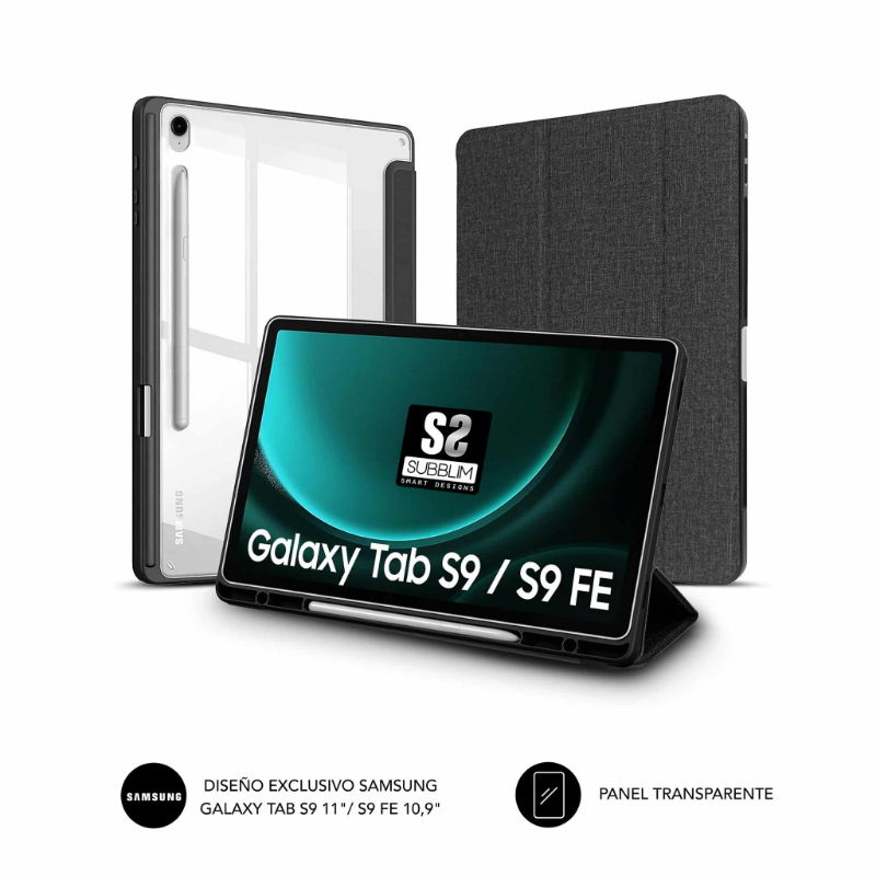 FUNDA TABLET SHOCK CASE SAMSUNG S9 11"/ S9 FE 10.9" NEGRO SUBBLIM