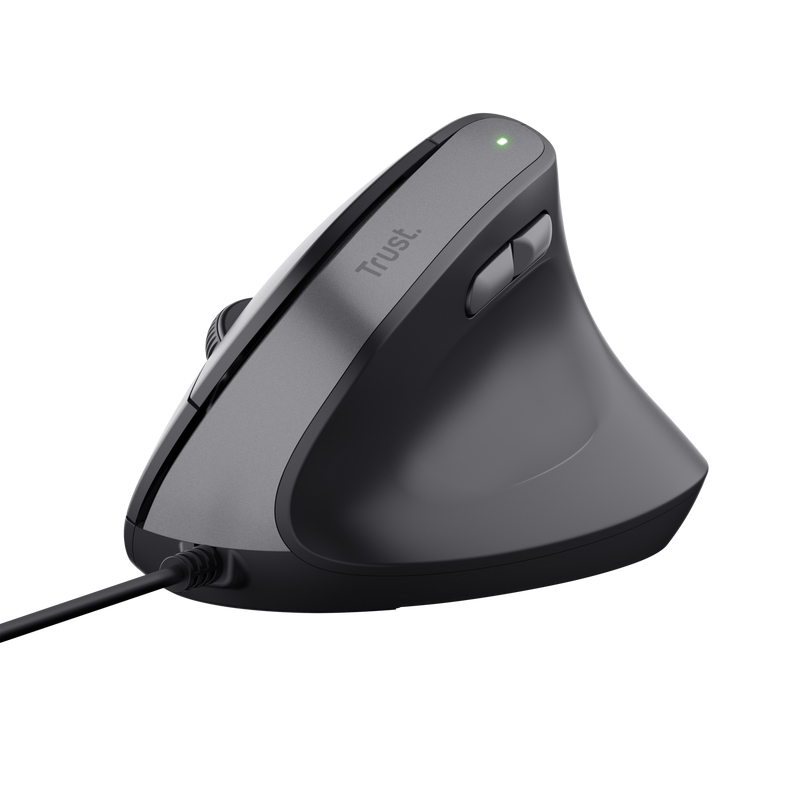 RATON OPTICO ERGONOMICO VERTICAL BAYO II NEGRO TRUST