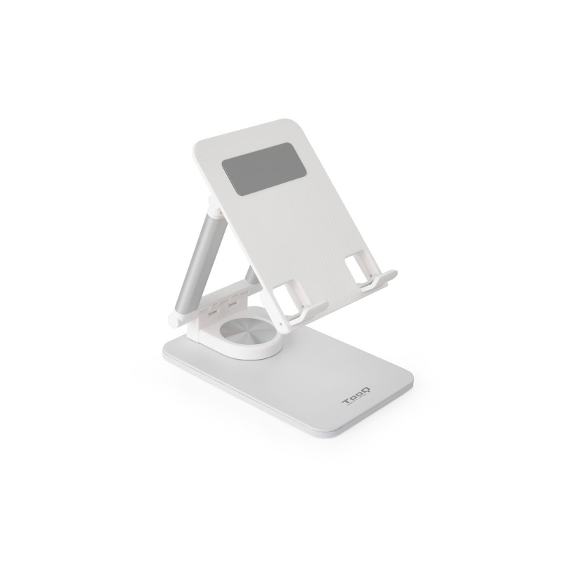 SOPORTE SOBREMESA AJUSTABLE PARA TABLETS 12.9" BLANCO TOOQ