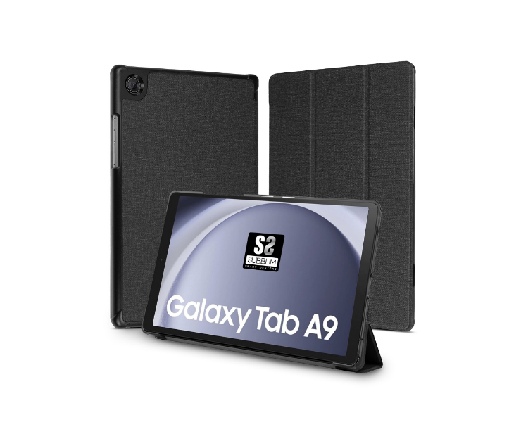 FUNDA TABLET SHOCK CASE SAMSUNG TAB A9 8.7" NEGRO SUBBLIM